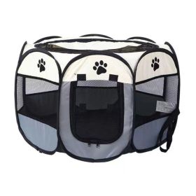 Portable Dog Crate Breathable Spacious Space Easy To Clean Enclosed Foldable Soft Kennel For Cats Dogs Medium 91x48cm/35.8x18.9in