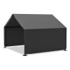 Outdoor Dog Bed Dog Shade Shelter, Portable Pet Tent, Water Resistant Dog House for Shade Protection, Outdoor, Garden, Patio, Backyard, Gray